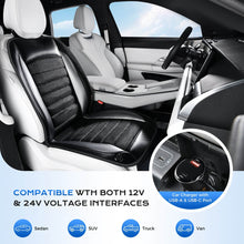 Load image into Gallery viewer, ❄️❄️Coverado Cooling Cushion Dual Fan for Car Seats Ventilated Seat Cover Universal Fit