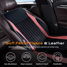 Load image into Gallery viewer, Coverado Car Seat Heater 3-Level Fasting Heated Seat with Faux Leather &amp; Fabric Material Warm Seat Universal Fit for Winter