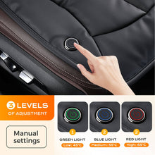 Load image into Gallery viewer, Coverado Heated Seat 3-Level Faux Leather Seat Cushion Warm Seat Heater for Driver Seat Universal Fit for Cold Winter