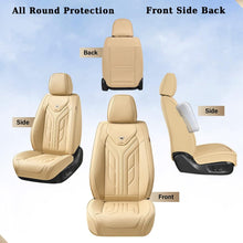 Load image into Gallery viewer, Coverado Quality Leatherette Front and Back Car Seat Covers Universal Fit Seat Protectors