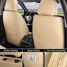 Load image into Gallery viewer, Coverado Quality Leatherette Front and Back Car Seat Covers Universal Fit Seat Protectors