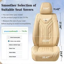 Load image into Gallery viewer, Coverado Quality Leatherette Front and Back Car Seat Covers Universal Fit Seat Protectors