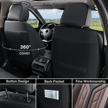 Load image into Gallery viewer, Coverado Quality Leatherette Front and Back Car Seat Covers Universal Fit Seat Protectors