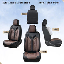 Load image into Gallery viewer, Coverado Quality Leatherette Front and Back Car Seat Covers Universal Fit Seat Protectors