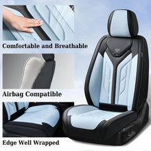 Load image into Gallery viewer, Coverado Quality Leatherette Front and Back Car Seat Covers Universal Fit Seat Protectors