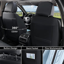 Load image into Gallery viewer, Coverado Quality Leatherette Front and Back Car Seat Covers Universal Fit Seat Protectors