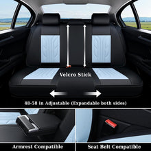 Load image into Gallery viewer, Coverado Quality Leatherette Front and Back Car Seat Covers Universal Fit Seat Protectors