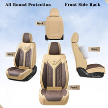Load image into Gallery viewer, Coverado Quality Leatherette Front and Back Car Seat Covers Universal Fit Seat Protectors
