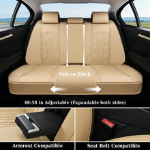 Load image into Gallery viewer, Coverado Quality Leatherette Front and Back Car Seat Covers Universal Fit Seat Protectors