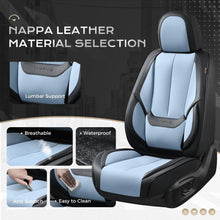 Load image into Gallery viewer, 5 Seats Coverado Car Seat Covers for Cars Front and Rear Full Set with Lumbar Support Premium Leather Waterproof Auto Seat ProtectorsUniversal Fit