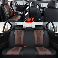 Load image into Gallery viewer, Coverado Front and Back Seat Covers for Cars Premium Leatherette Auto Seat Protectors Water Resistant Universal Fit