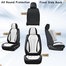 Load image into Gallery viewer, Coverado Front and Back Seat Covers for Cars Premium Leatherette Auto Seat Protectors Water Resistant Universal Fit