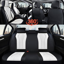 Load image into Gallery viewer, Coverado Front and Back Seat Covers for Cars Premium Leatherette Auto Seat Protectors Water Resistant Universal Fit