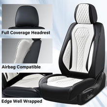 Load image into Gallery viewer, 2 Seats Coverado Front Driver Passenger Premium Leather Front Car Seat Covers Water Resistant Luxury Auto Seat Protectors Universal Fit