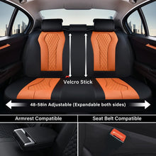 Load image into Gallery viewer, Coverado Front and Back Seat Covers for Cars Premium Leatherette Auto Seat Protectors Water Resistant Universal Fit