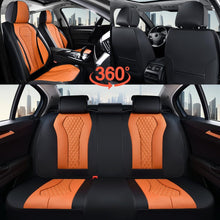Load image into Gallery viewer, Coverado Front and Back Seat Covers for Cars Premium Leatherette Auto Seat Protectors Water Resistant Universal Fit