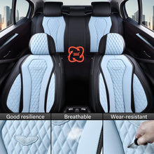 Load image into Gallery viewer, Coverado Front and Back Seat Covers for Cars Premium Leatherette Auto Seat Protectors Water Resistant Universal Fit