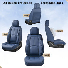 Load image into Gallery viewer, Coverado 2-Seat Front Driver Passenger Auto Seat Covers with Lumbar Support Premium Leather Seat Covers Protector for Cars Universal Fit