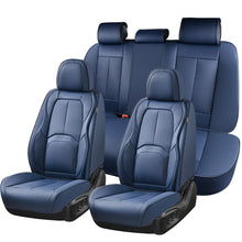 Load image into Gallery viewer, Coverado Auto Seat Covers with Lumbar Support Premium Leather Seat Covers Protector for Cars Universal Fit