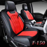50% OFF🔥🔥 2015-2023 F150, 2017-2023 F250 F350 Crew Cab Coverado Custom Seat Covers Waterproof Leather Front and Back Full Set