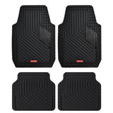 Coverado Universal Floor Mats for Cars Easy-Clean Waterproof PVC