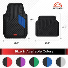 Load image into Gallery viewer, Coverado Universal Floor Mats for Cars Easy-Clean Waterproof PVC