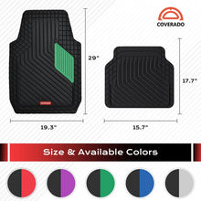 Load image into Gallery viewer, Coverado Universal Floor Mats for Cars Easy-Clean Waterproof PVC