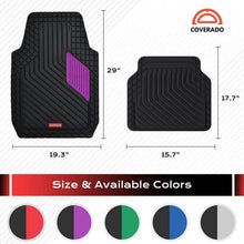Load image into Gallery viewer, Coverado Universal Floor Mats for Cars Easy-Clean Waterproof PVC