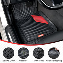 Load image into Gallery viewer, Coverado Universal Floor Mats for Cars Easy-Clean Waterproof PVC