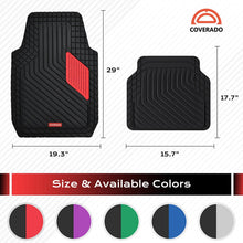 Load image into Gallery viewer, Coverado Universal Floor Mats for Cars Easy-Clean Waterproof PVC