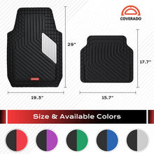 Load image into Gallery viewer, Coverado Universal Floor Mats for Cars Easy-Clean Waterproof PVC