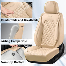 Load image into Gallery viewer, Coverado Seat Covers Premium Faux Leather Front and Back Seats Universal Fit Seat Protectors