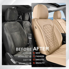 Load image into Gallery viewer, Coverado Seat Covers Premium Faux Leather Front and Back Seats Universal Fit Seat Protectors