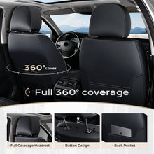 Load image into Gallery viewer, Coverado Seat Covers Premium Faux Leather Front and Back Seats Universal Fit Seat Protectors