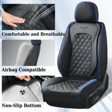 Load image into Gallery viewer, Coverado Seat Covers Premium Faux Leather Front and Back Seats Universal Fit Seat Protectors