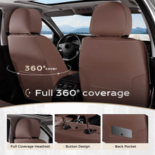 Load image into Gallery viewer, Coverado Seat Covers Premium Faux Leather Front and Back Seats Universal Fit Seat Protectors
