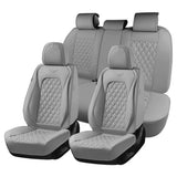 Coverado Seat Covers Full Set 5 Seats Premium Faux Leather Universal Fit Seat Protectors