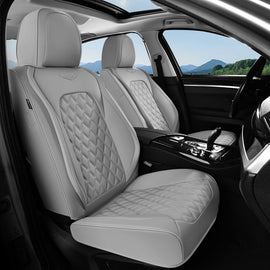 Coverado Seat Covers Full Set 5 Seats Premium Faux Leather Universal Fit Seat Protectors