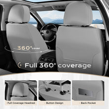 Load image into Gallery viewer, Coverado Seat Covers Premium Faux Leather Front and Back Seats Universal Fit Seat Protectors