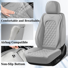 Load image into Gallery viewer, Coverado Seat Covers Premium Faux Leather Front and Back Seats Universal Fit Seat Protectors