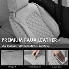 Load image into Gallery viewer, Coverado Seat Covers Premium Faux Leather Front and Back Seats Universal Fit Seat Protectors