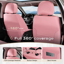 Load image into Gallery viewer, Coverado Seat Covers Premium Faux Leather Front and Back Seats Universal Fit Seat Protectors