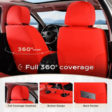 Load image into Gallery viewer, Coverado Seat Covers Premium Faux Leather Front and Back Seats Universal Fit Seat Protectors