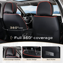 Load image into Gallery viewer, Coverado Seat Covers Premium Faux Leather Front and Back Seats Universal Fit Seat Protectors