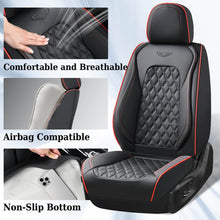 Load image into Gallery viewer, Coverado Seat Covers Premium Faux Leather Front and Back Seats Universal Fit Seat Protectors