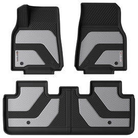 50% OFF 🔥🔥 Coverado Custom 2021-2024 Tesla Model Y Car Floor Mats Full Set Fit Front Rear Trunk Cargo Liners Auto Tesla Interior Liners
