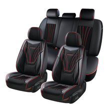 Load image into Gallery viewer, Coverado Seat Covers Full Set 5 Seats Breathable Magna Fabric Leather Universal Fit
