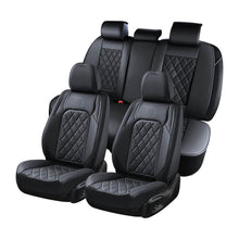 Load image into Gallery viewer, Coverado Front and Back Seat Covers Faux Leather Breathable Waterproof Universal Fit