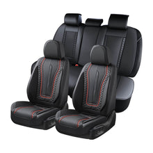 Load image into Gallery viewer, Coverado 5 Seats Full Set Front and Back Car Seat Covers Faux Leather Waterproof Universal Fit