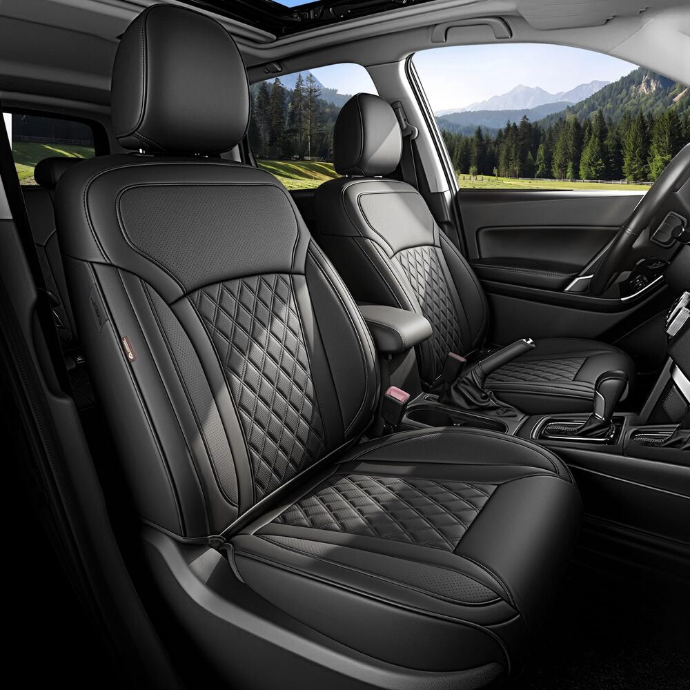 Subaru Forester 2014-2018 Full Coverage Custom Premium Faux Leather Car Seat Covers
